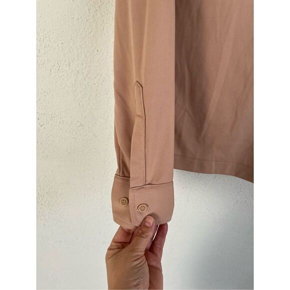 Sears The Shirt Perma-Prest Woman Long Sleeve Button Down Shirt, Size Sm… - Picture 7 of 7